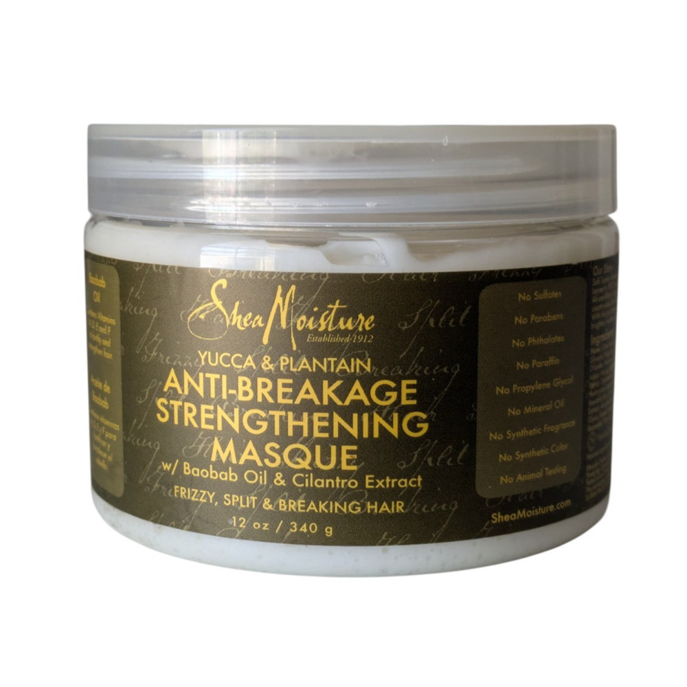 Shea Moisture Yucca & Plantain Anti Breakage Strengthening Masque New 12 oz Rare
